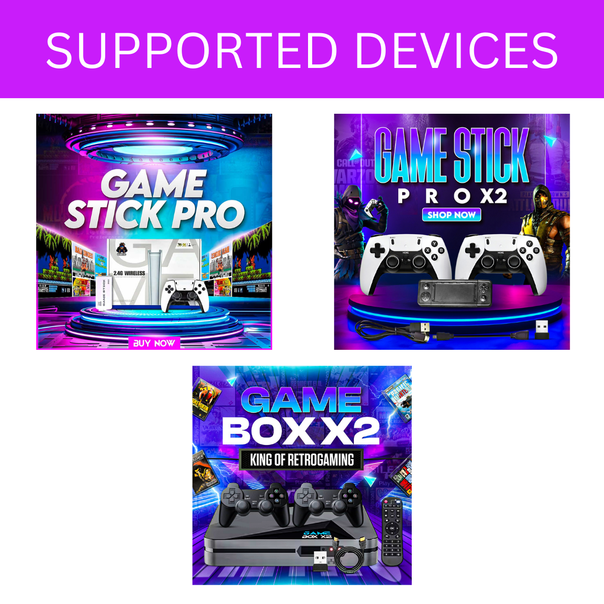 GAMING STICK CONTROLLERS