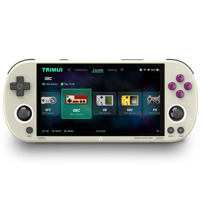 Grey Game Smart Pro portable handheld retro gaming device
